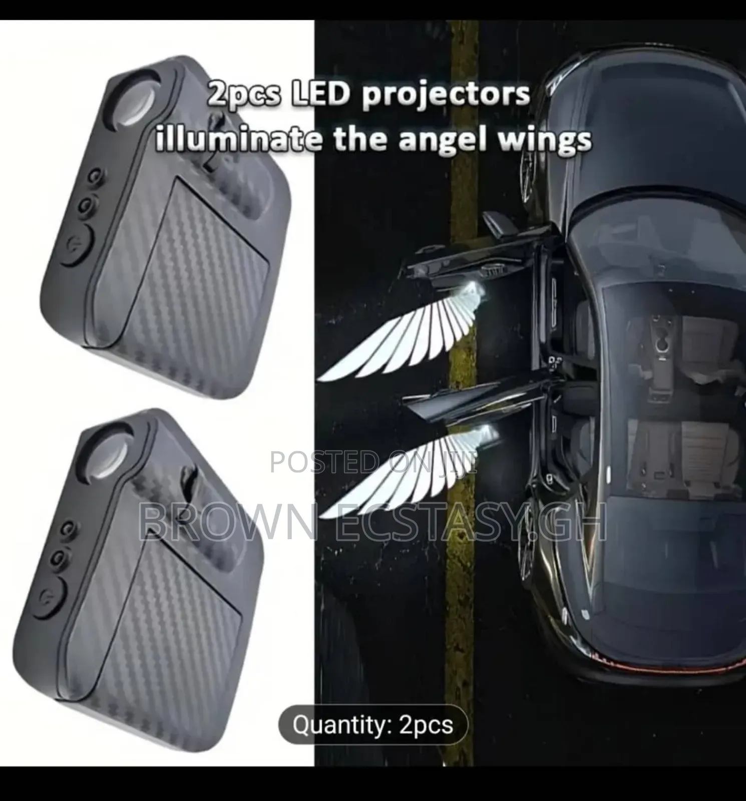 Car Angel Wings Welcome Light