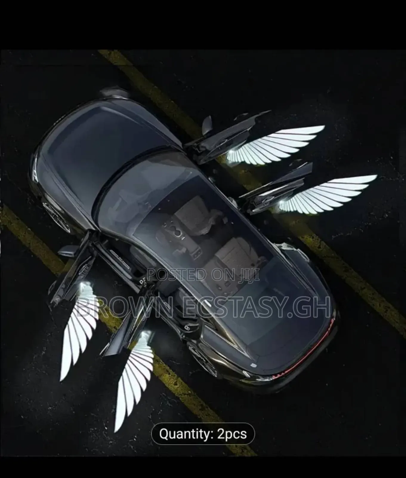Car Angel Wings Welcome Light