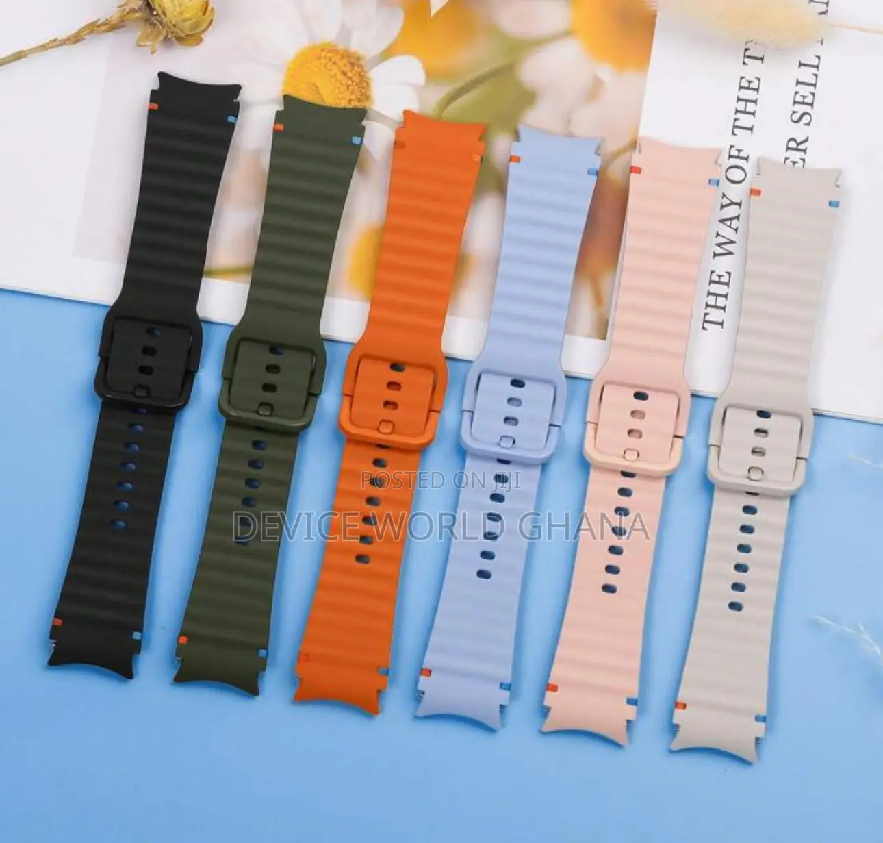 Ori Silicone Strap For Samsung Watch 4 5 6 7