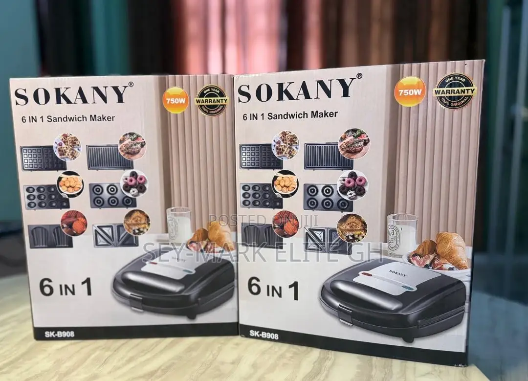 6 in 1 Sokany Sandwich Maker