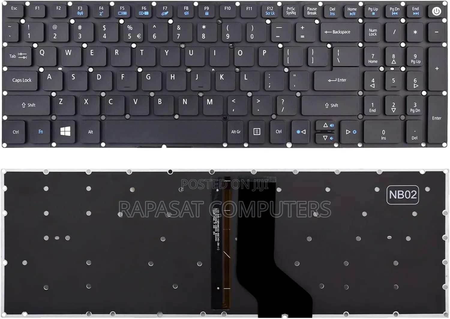 Acer Aspire 3 A515-51g E5-471 A315-21 Keyboard