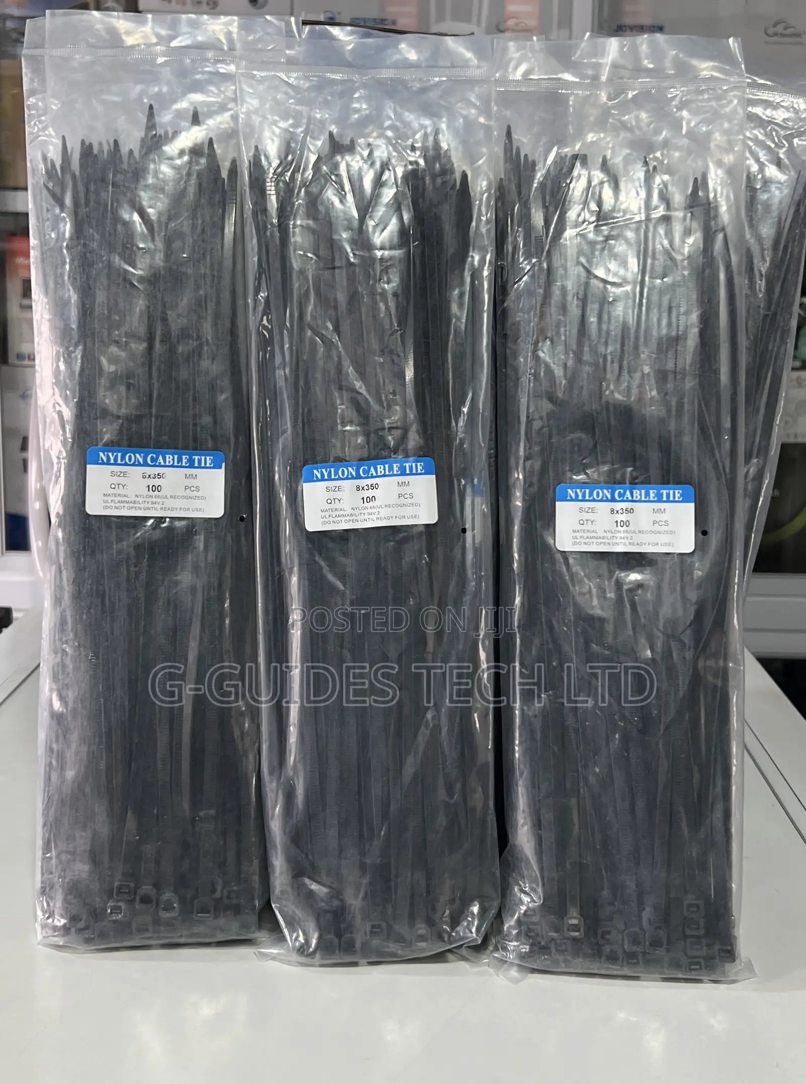 Nylon Cable Tie 8x350mm 100 in Pack