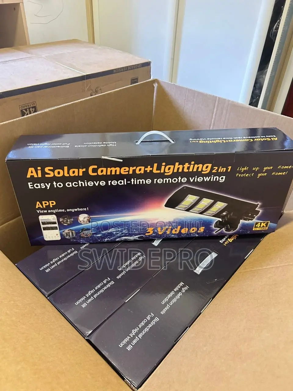 Ai 4g Solar Camera + Lighting System