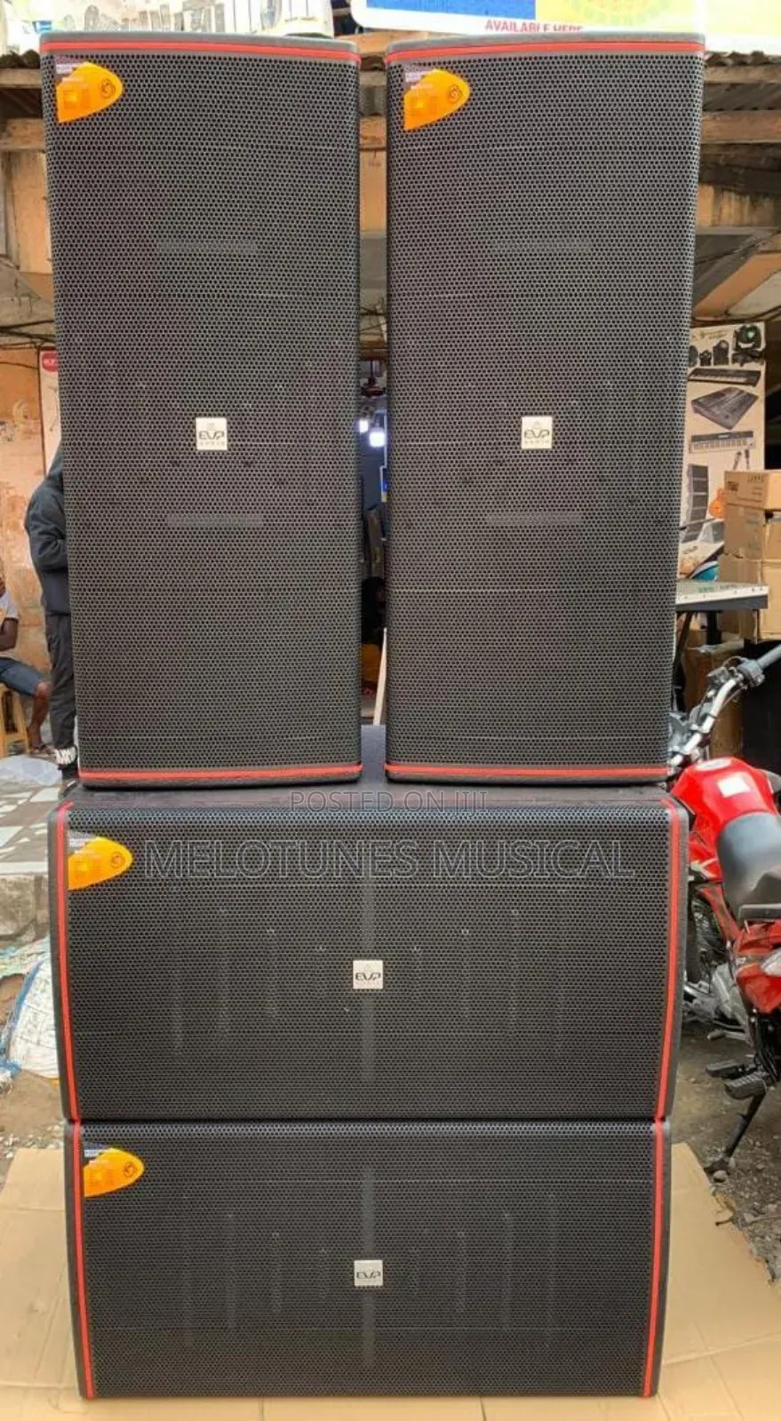 Evp Full Set Speakers and Amp Rack Set