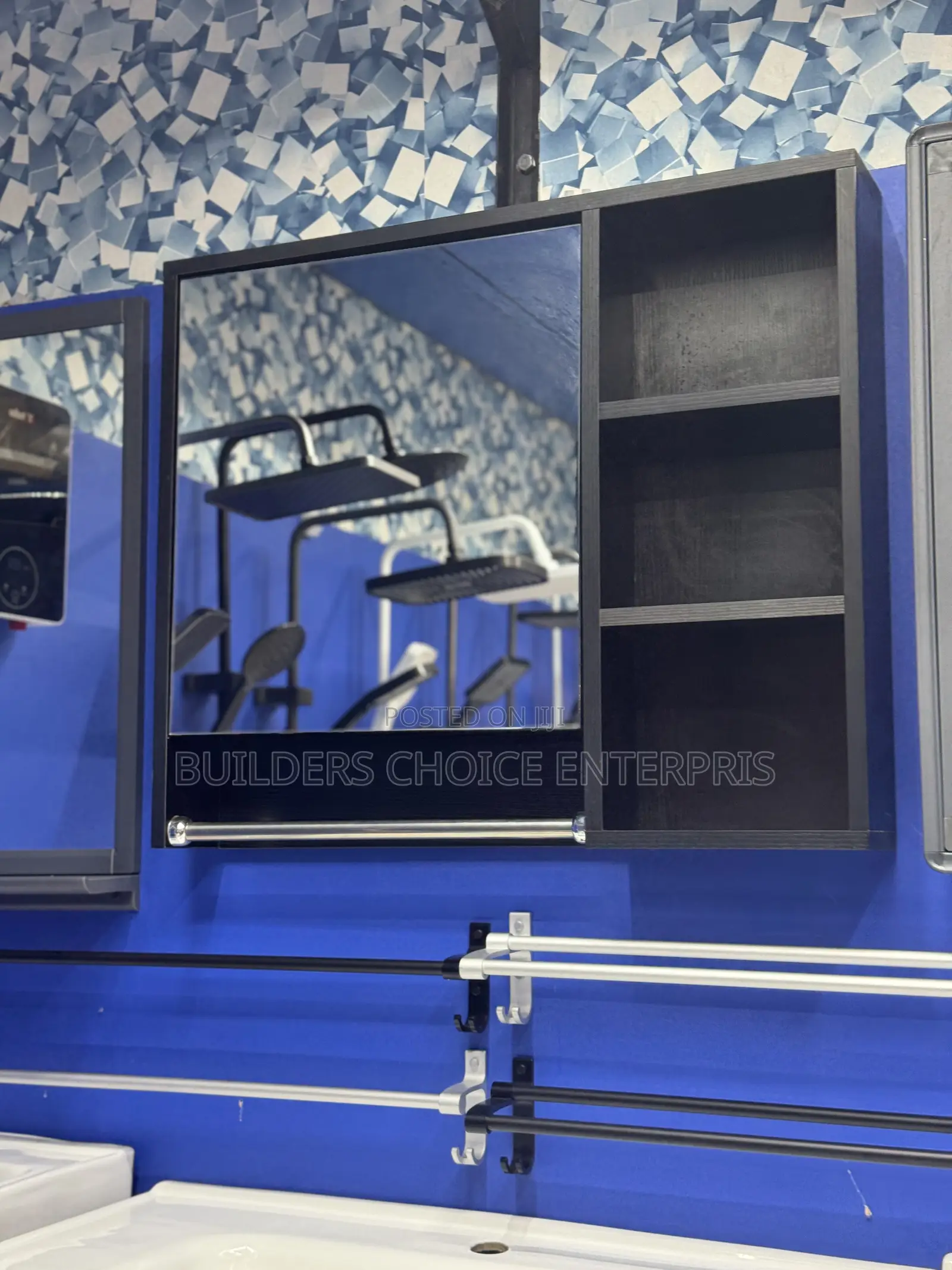 Cabinet Basin With Cabinet Mirror 80cm