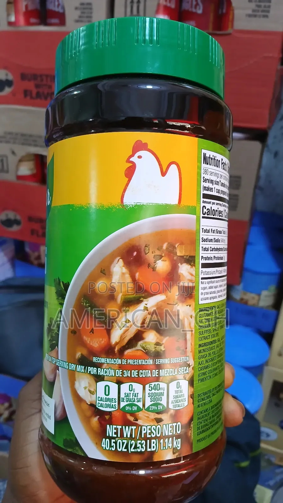 Knorr Bouillon Chicken Flavor, 1.14kg