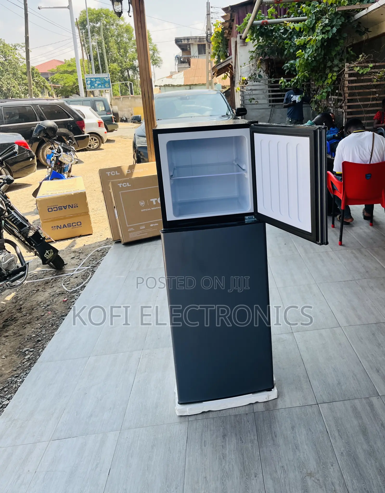 Shop Classic Nasco F2-18fl Double Door Electric Fridge.