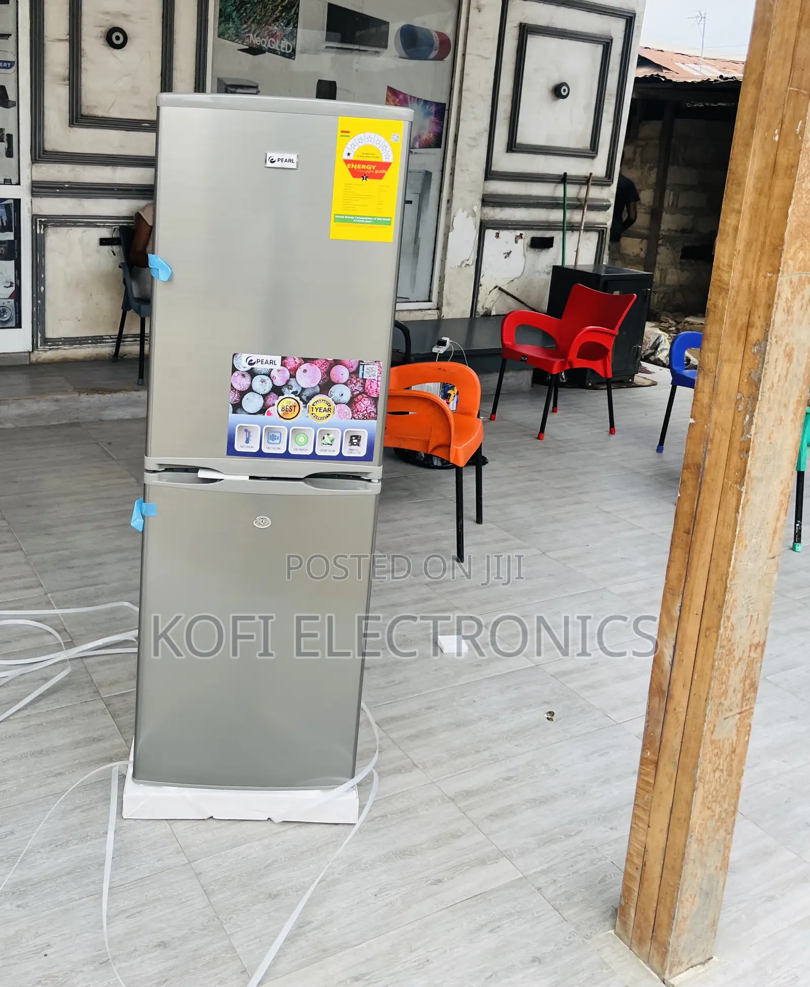 Fast Chilling Pearl Pf -217b -1a Double Door Refrigerator.