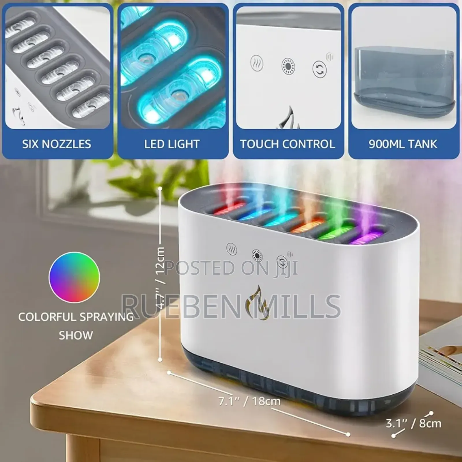 Dynamic Pickup 900ml Essential Oil Aroma Air Diffuser