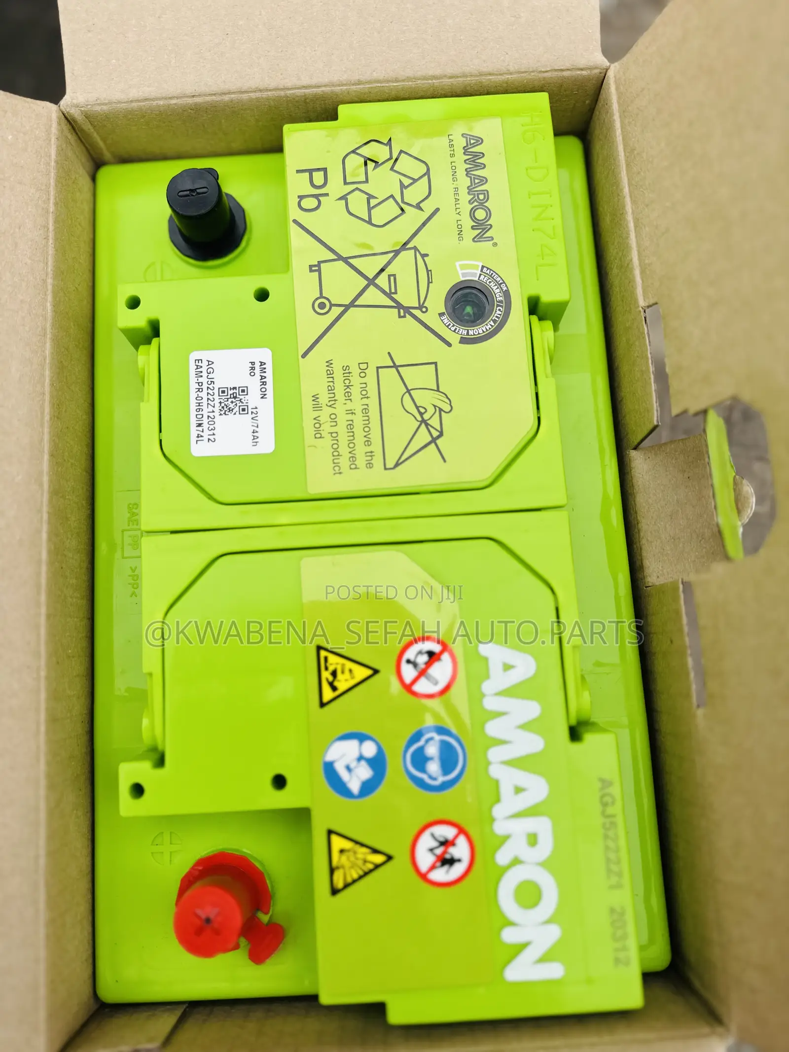 Original Amaron Battery (15 Battery) Available For All Cars