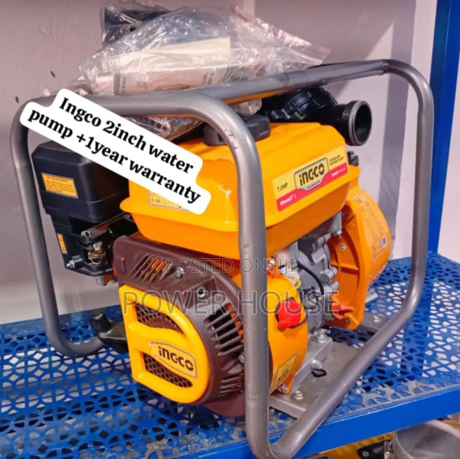 Water Flow Plus Ingco Petrol 2inch Water Pump Cool