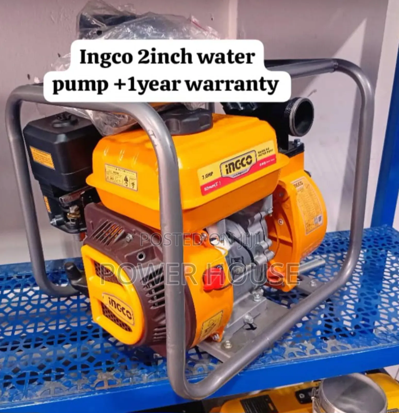 Water Flow Plus Ingco Petrol 2inch Water Pump Cool