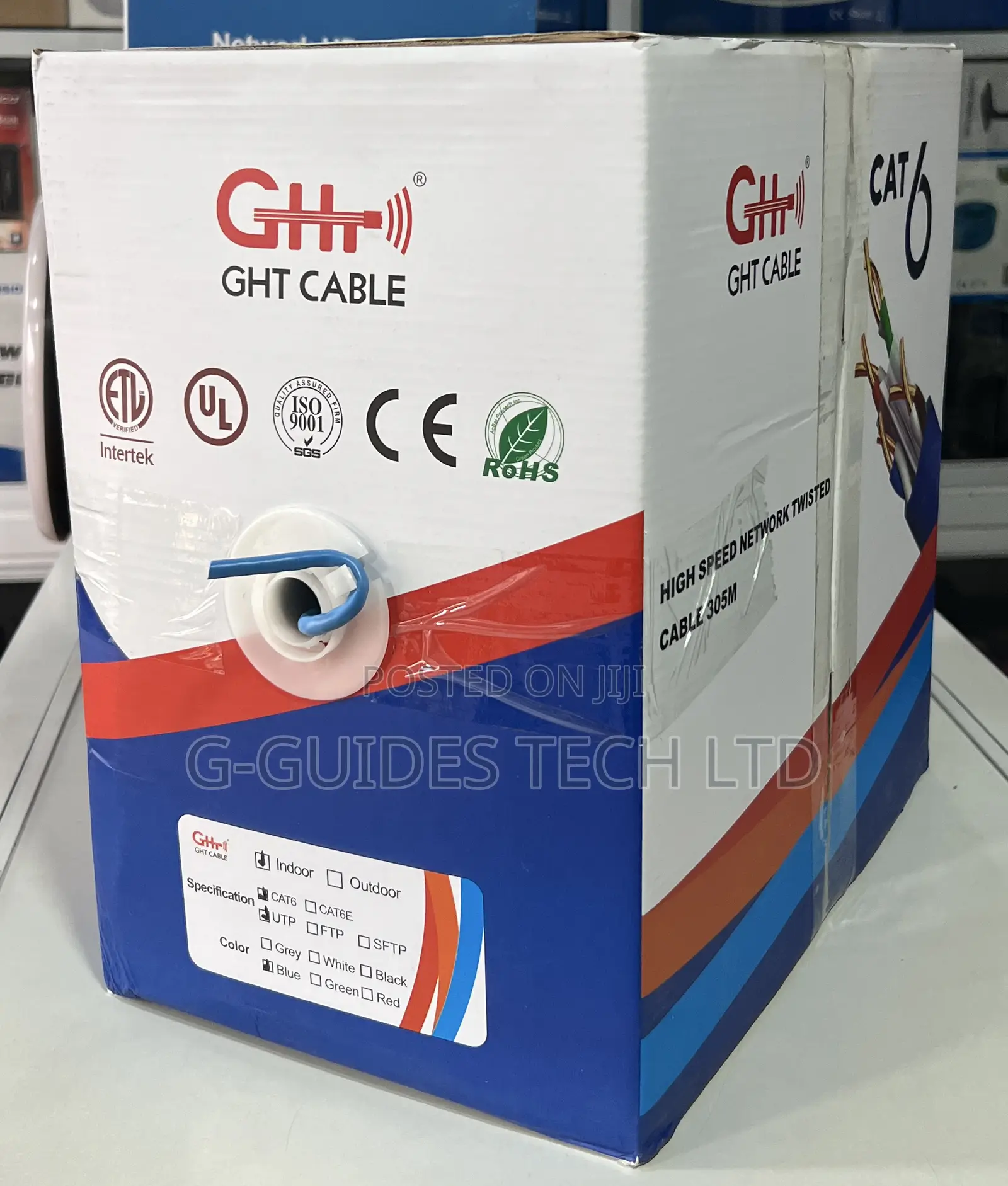 GHT Cat6 Utp Indoor Cable 305m