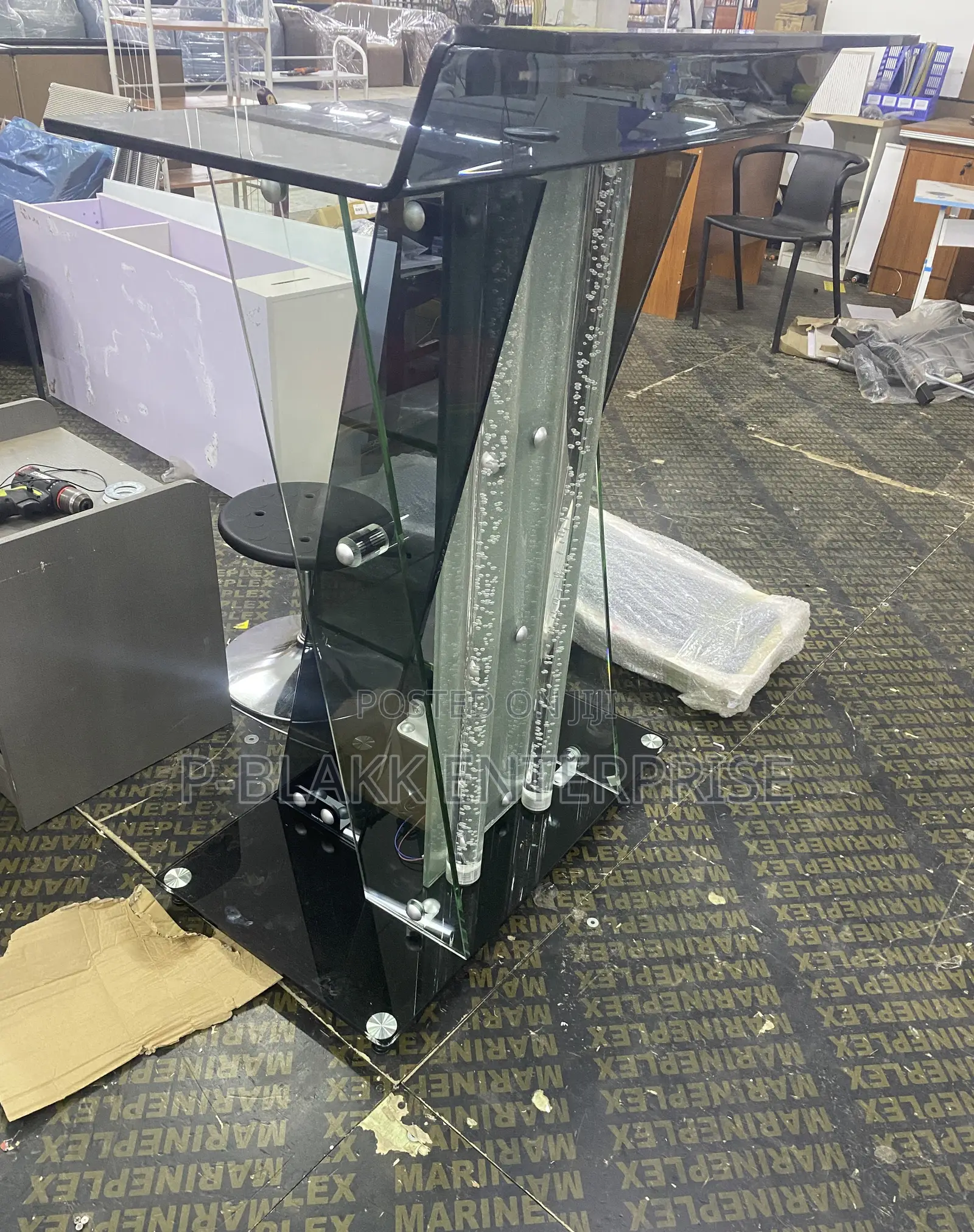 Glass Pulpit With Light