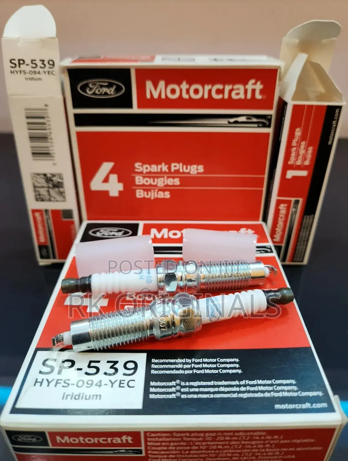 Fusion/Escape Motorcraft Sp-539 Spark Plugs From Usa🇺🇸