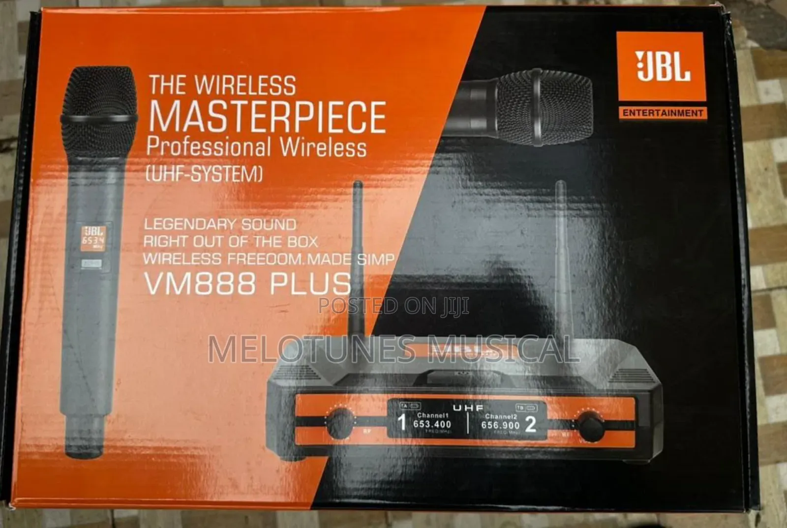 JBL Vm888 Plus Professional Wireless (Uhf-System) Microphone
