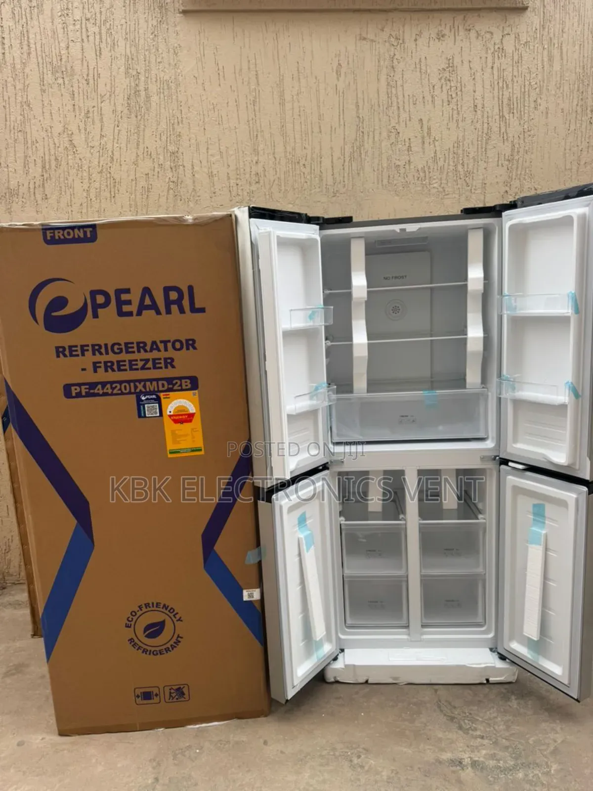 Pearl 365ltr French Doors Refrigerator