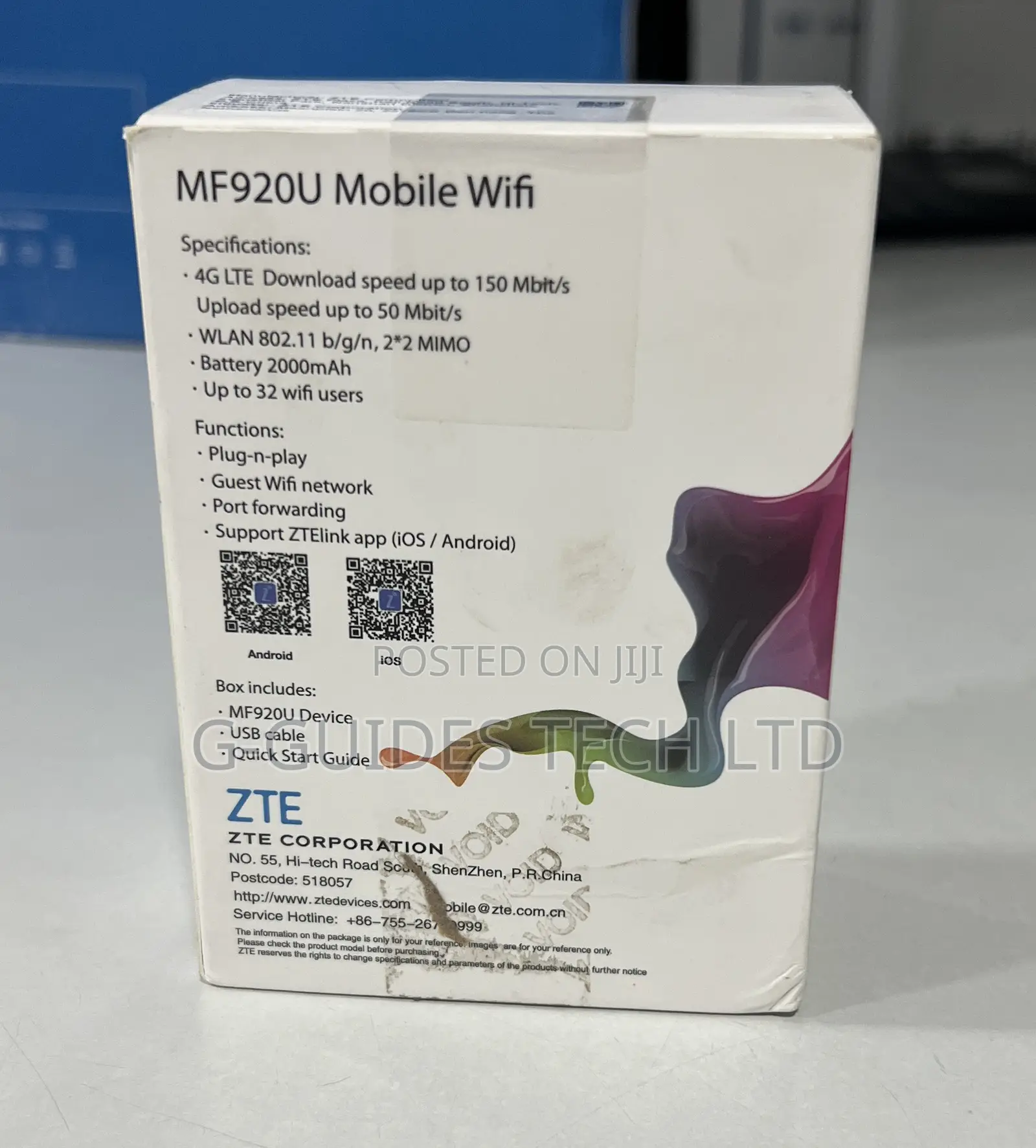 Zte 4g Mifi Mf920u