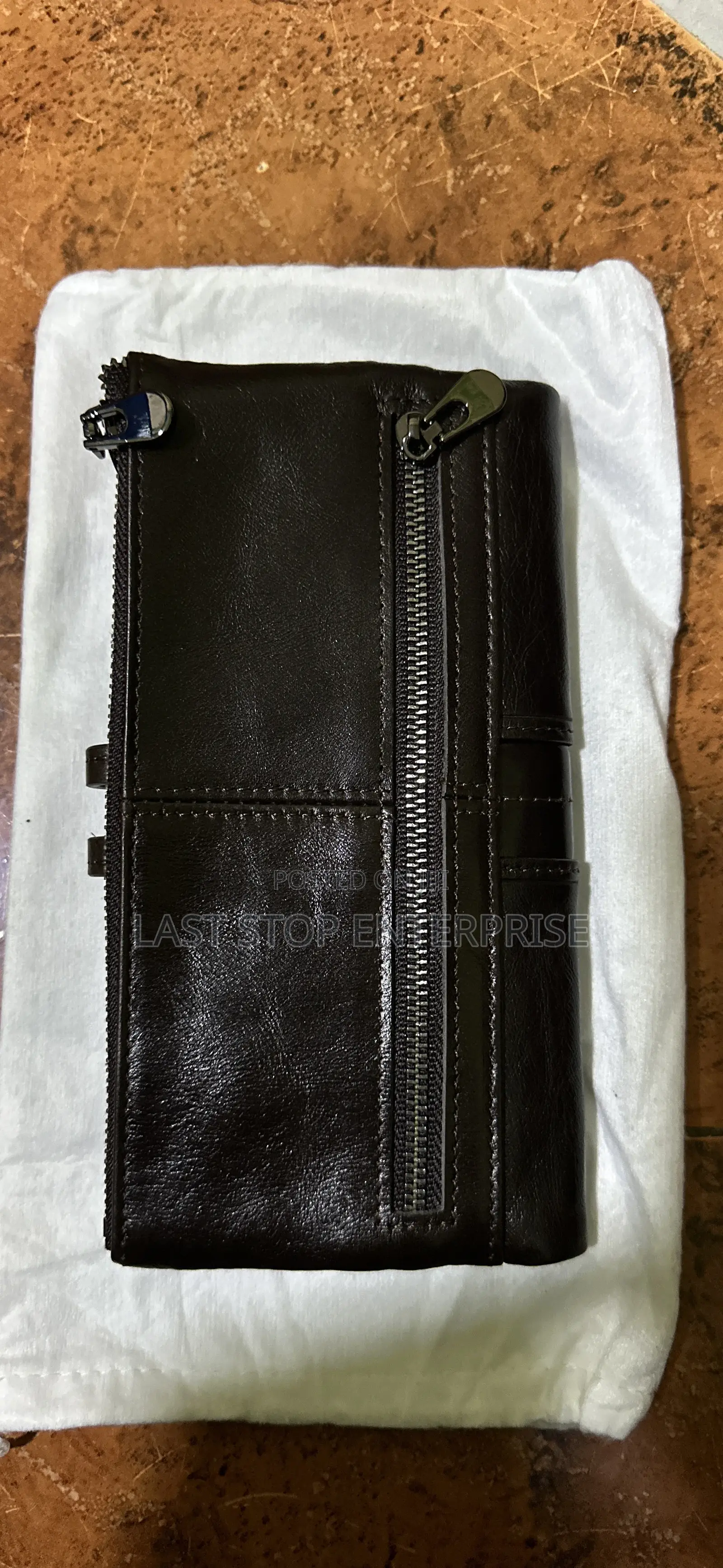 Genuine Coffee Brown Leather Wallet