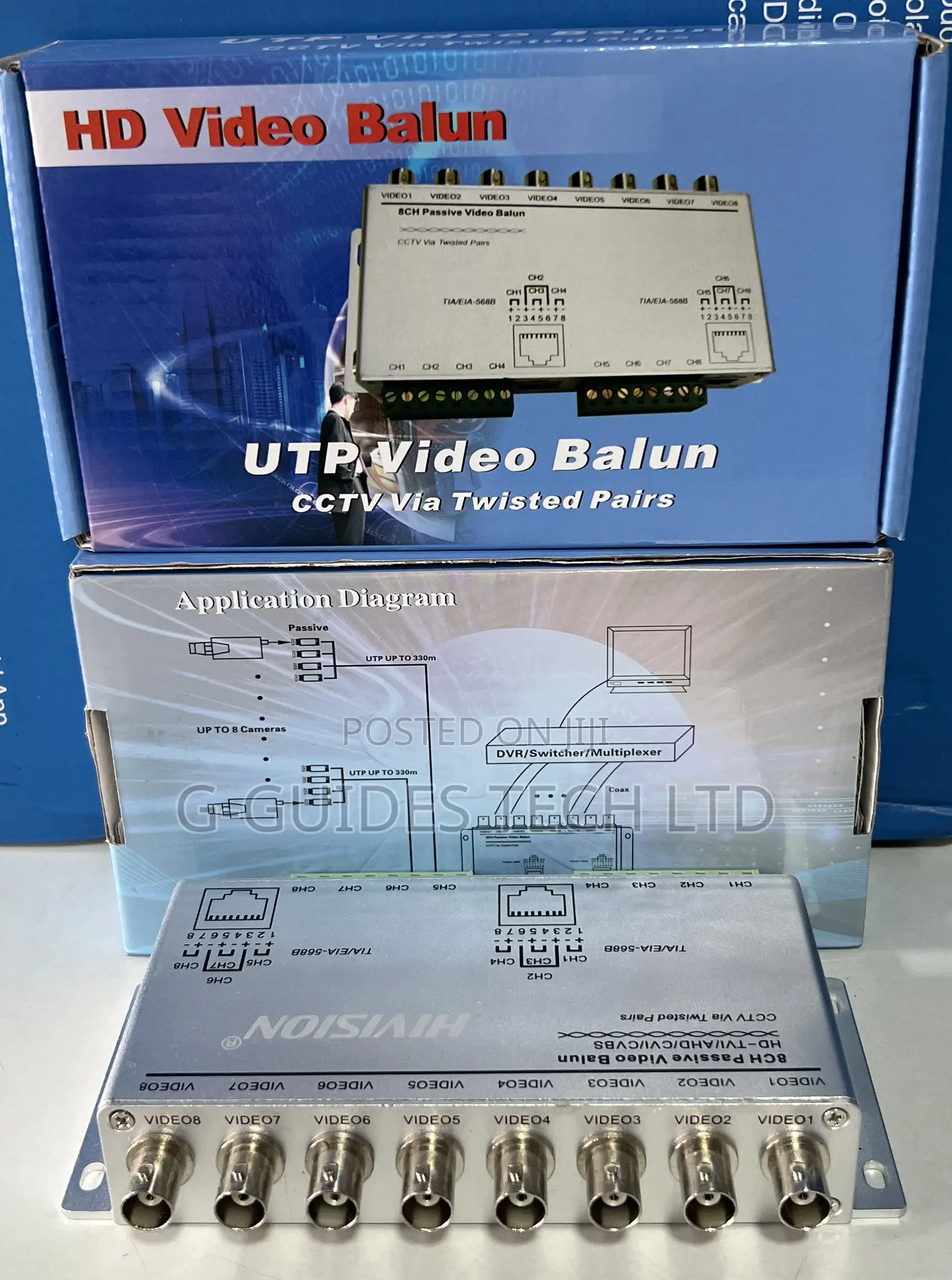8-Channel Passive Hd Video Balun