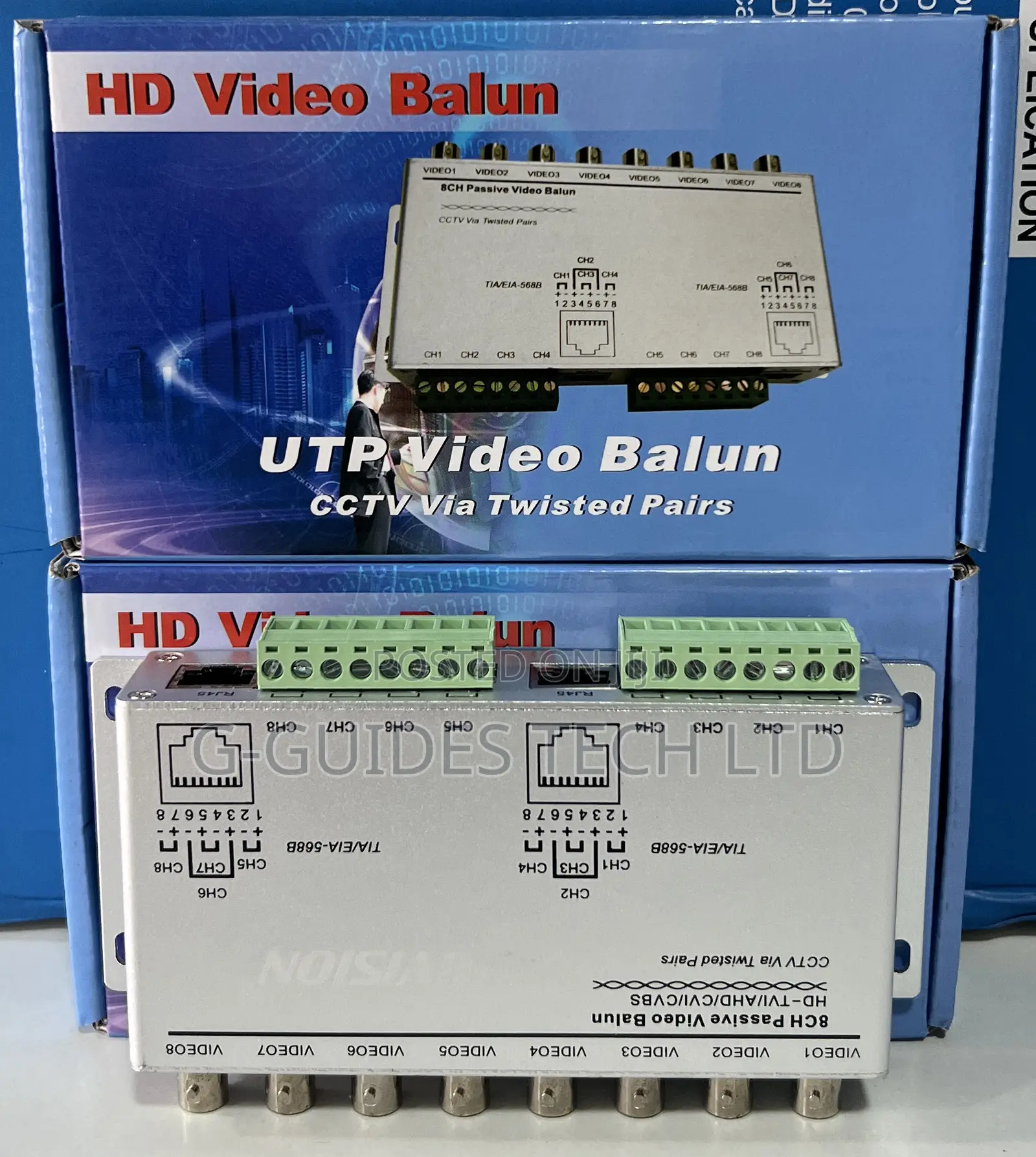 8-Channel Passive Hd Video Balun