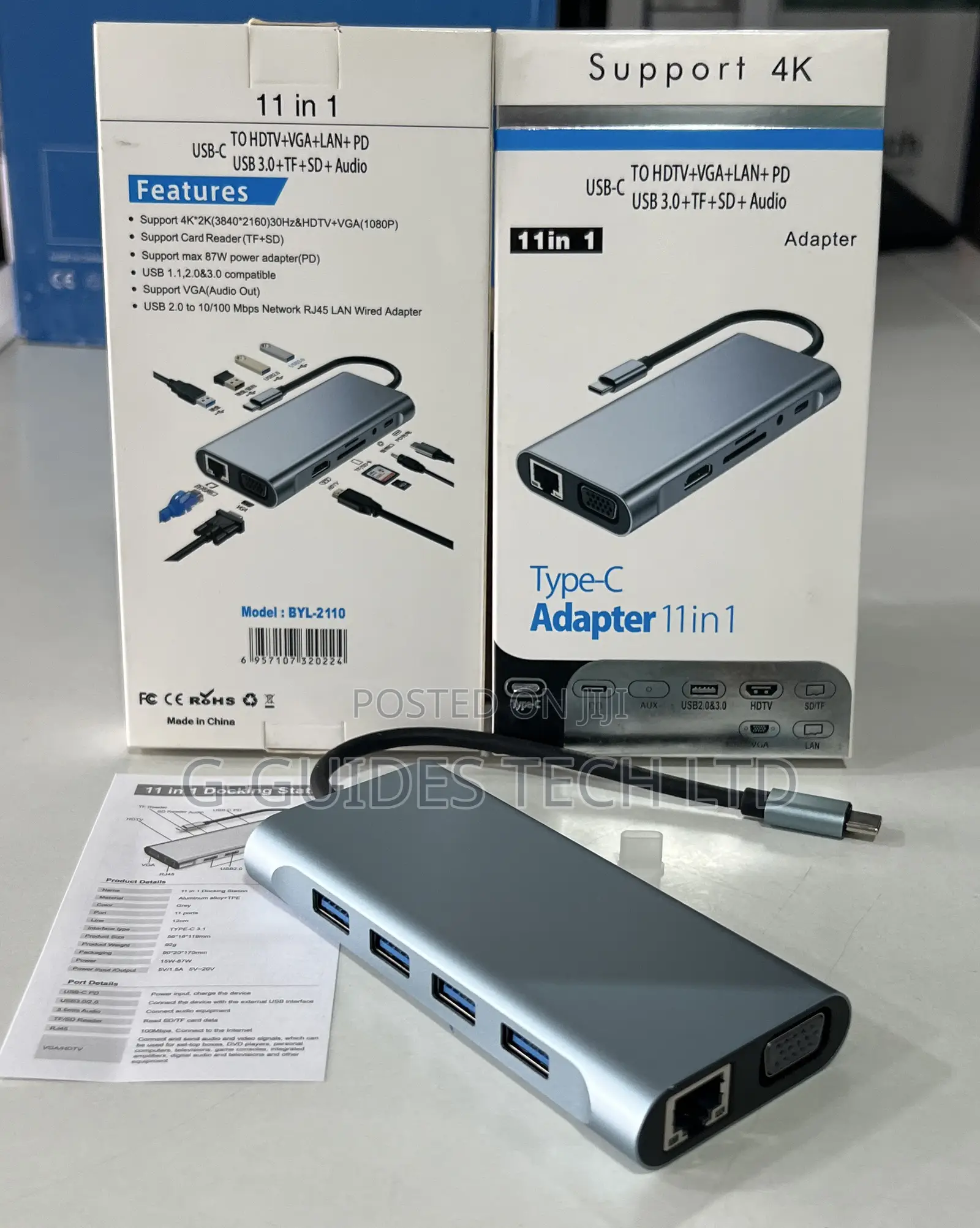 11-in-1 Usb Type -C Adapter, 11-in-1 Usb-C Docking Station