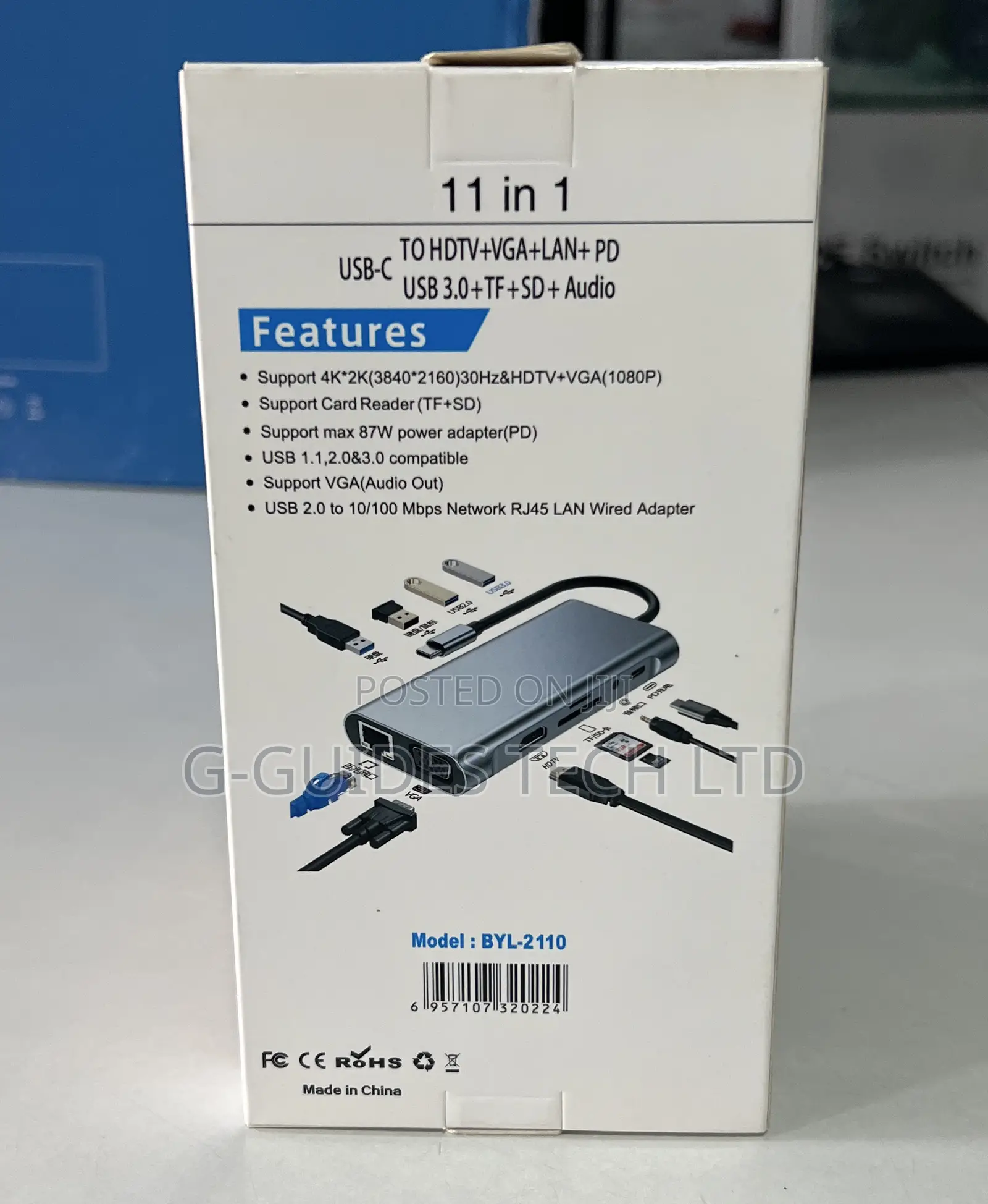 11-in-1 Usb Type -C Adapter, 11-in-1 Usb-C Docking Station