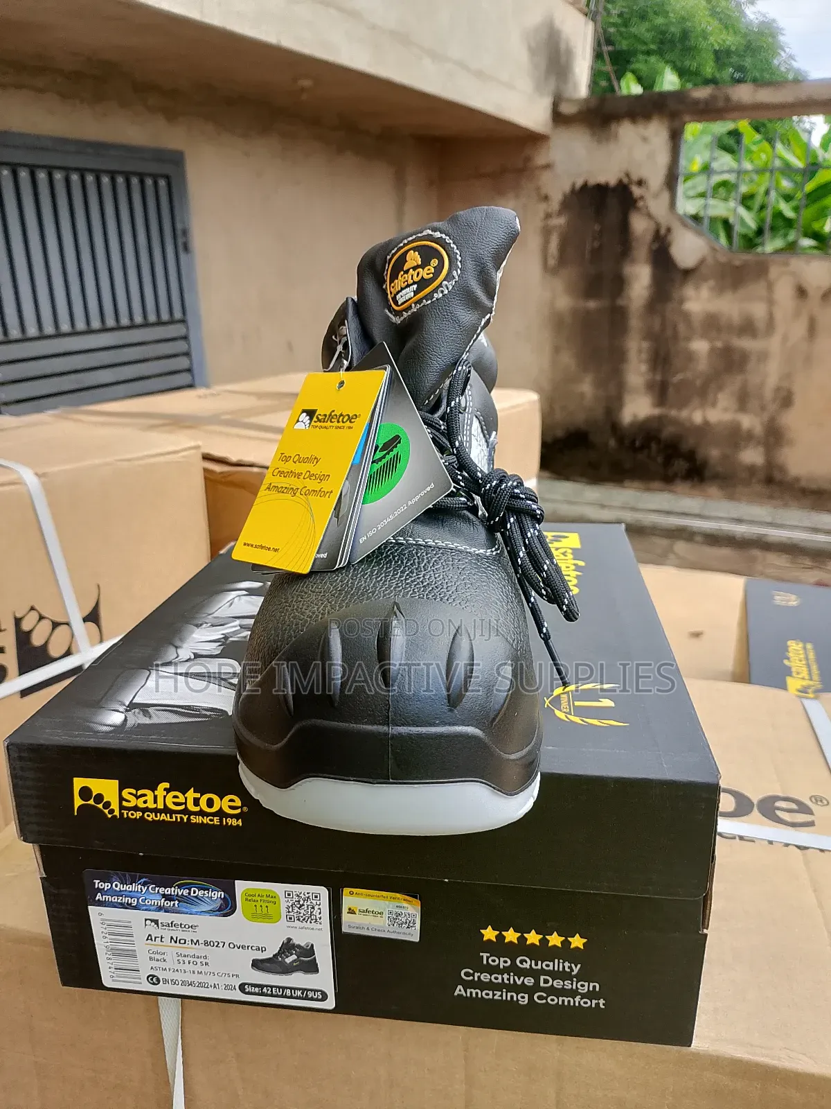 New Safetoe S3 Boot - Antibacterial & Reflective Sole.