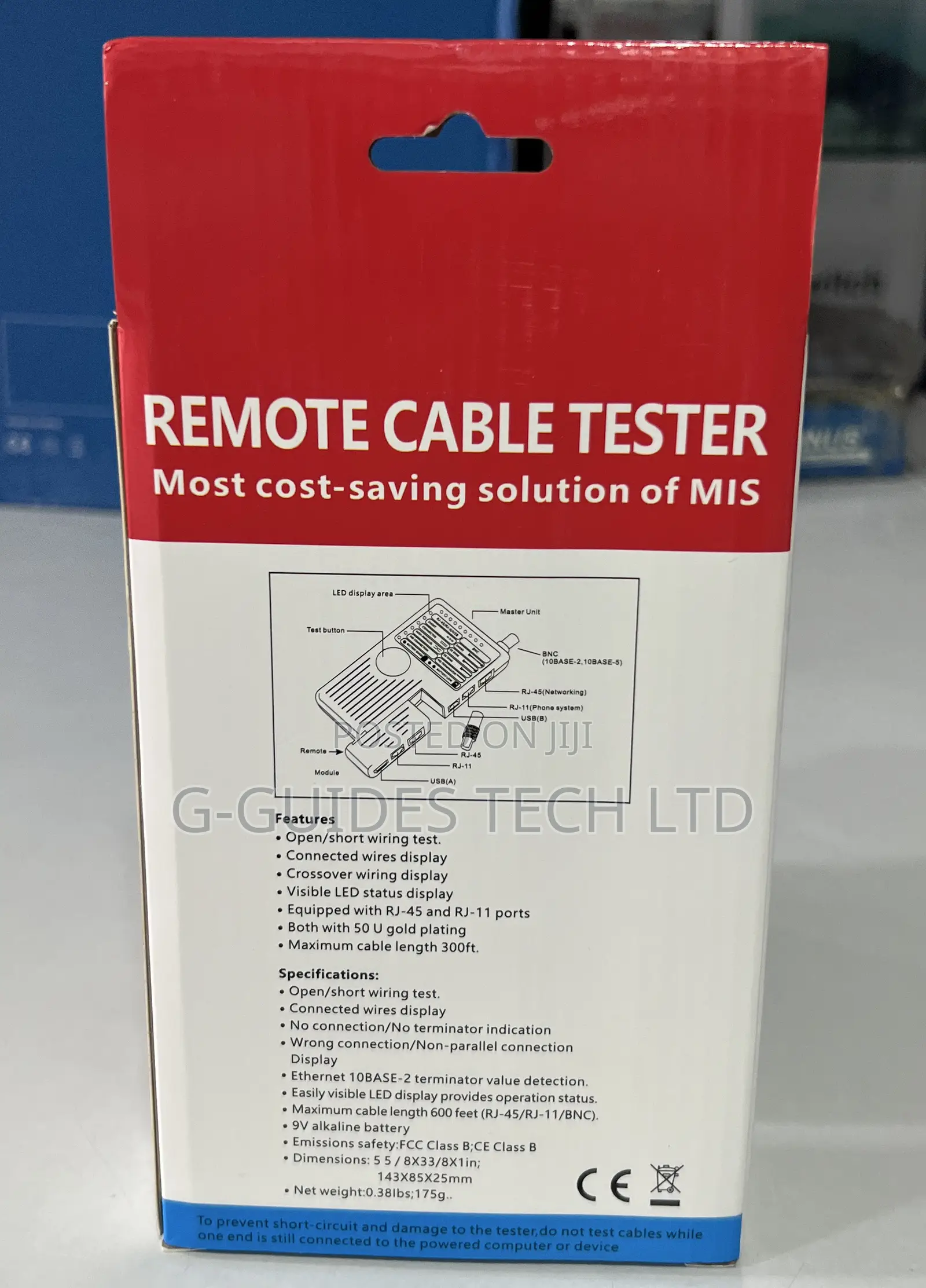 4 -in-1 Network Cable Tester, 4 in 1 Remote Cable Tester
