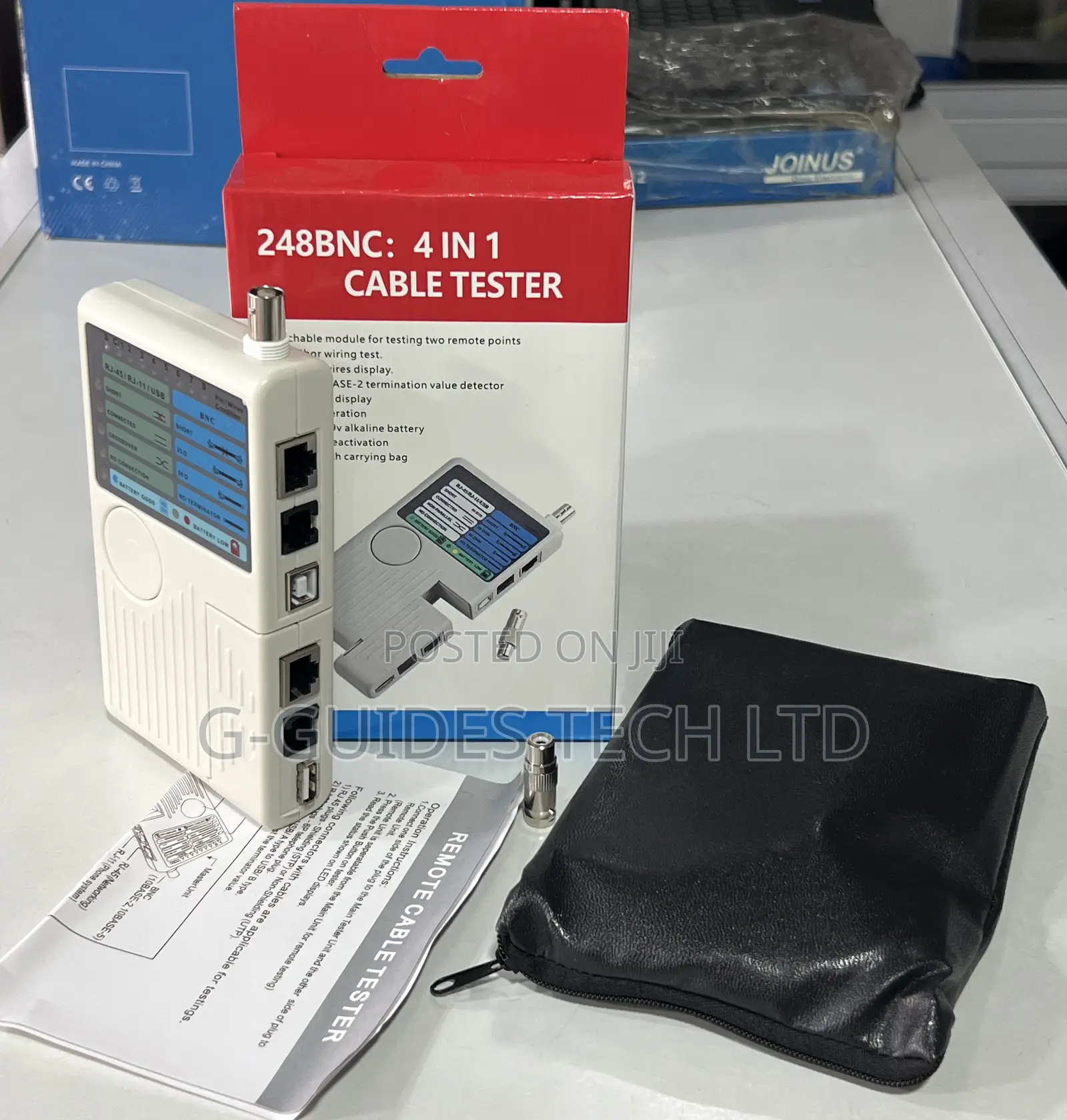 4 -in-1 Network Cable Tester, 4 in 1 Remote Cable Tester
