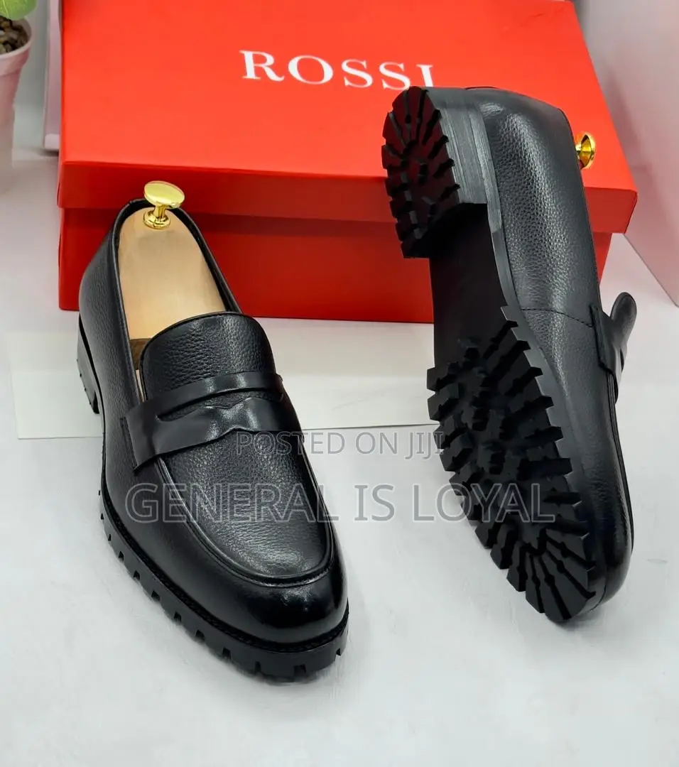 Rossi Black Mens Shoe