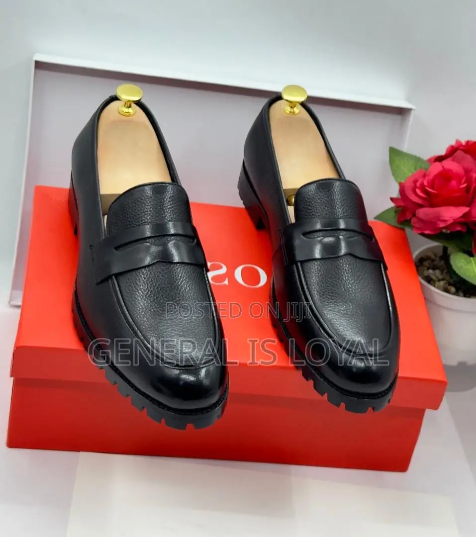 Rossi Black Mens Shoe