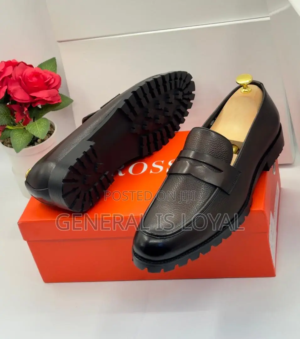 Rossi Dark Coffee Men’S Loafers