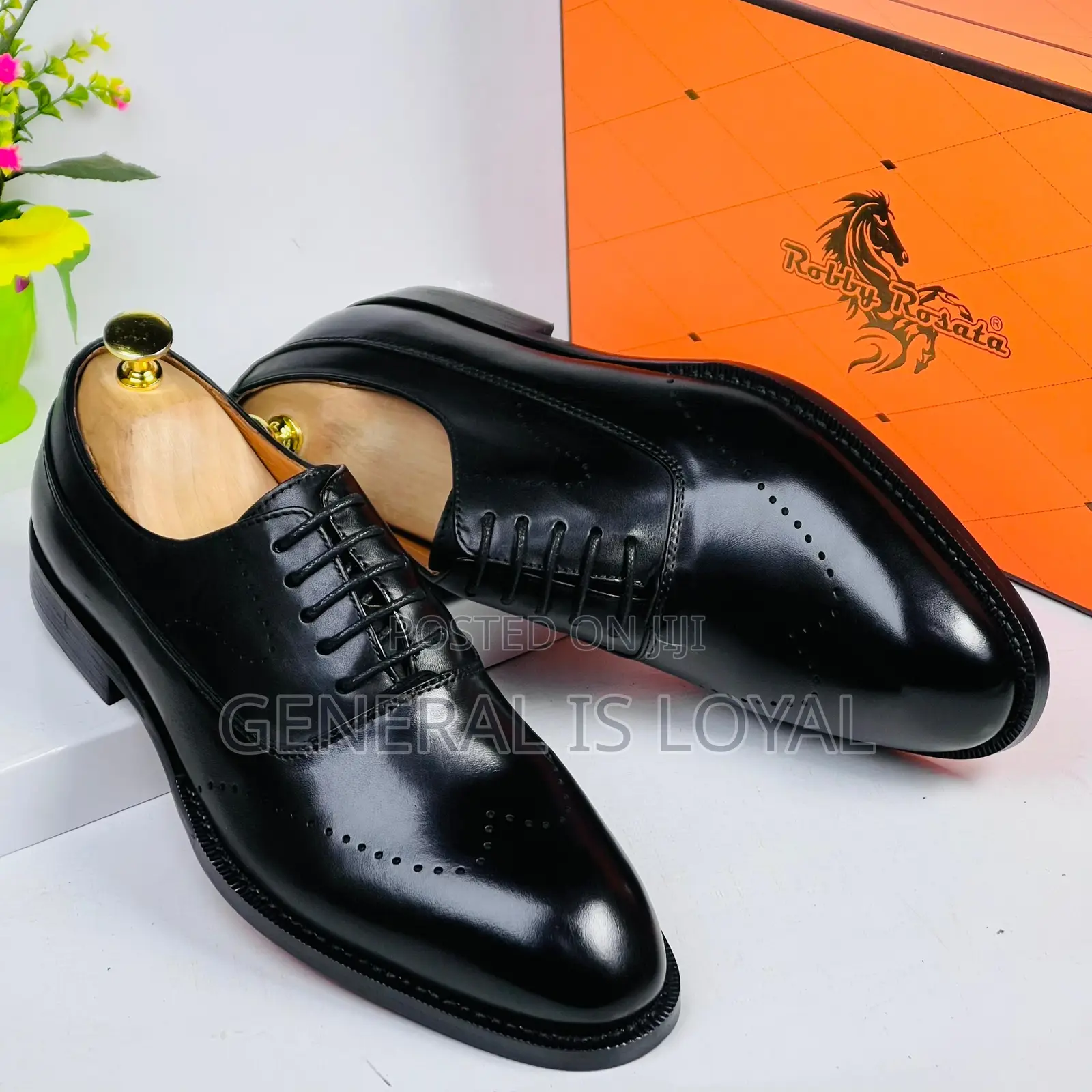 Robby Rosata Black Men’S Corporate Shoe