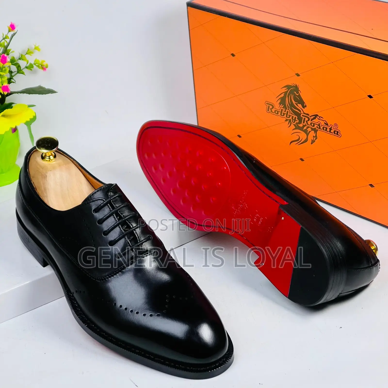 Robby Rosata Black Men’S Corporate Shoe