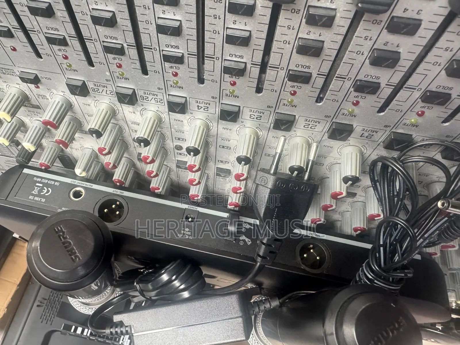 Original Shure BLX With Double Pg58 Handles