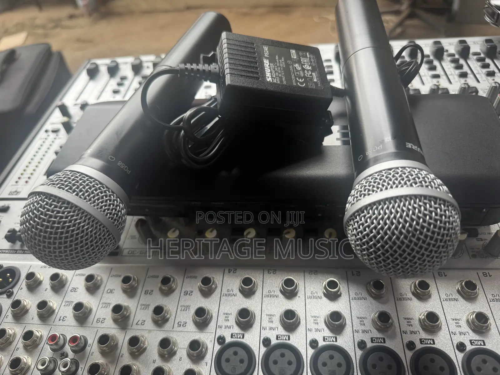 Original Shure BLX With Double Pg58 Handles