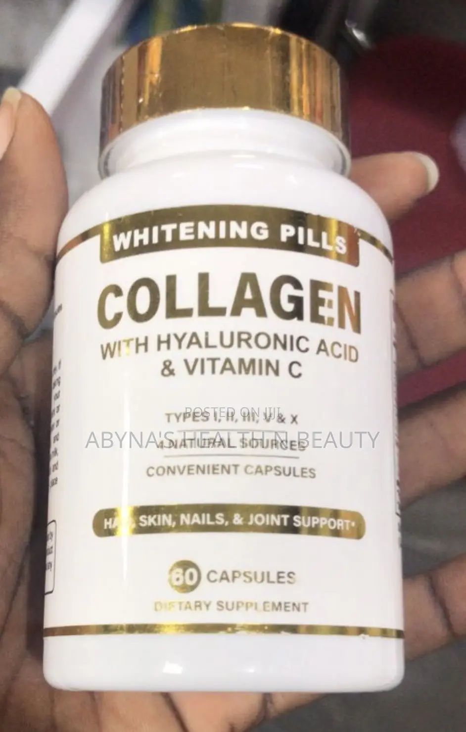 Collagen Whitening With Hyaluronic Acid Vitamin C