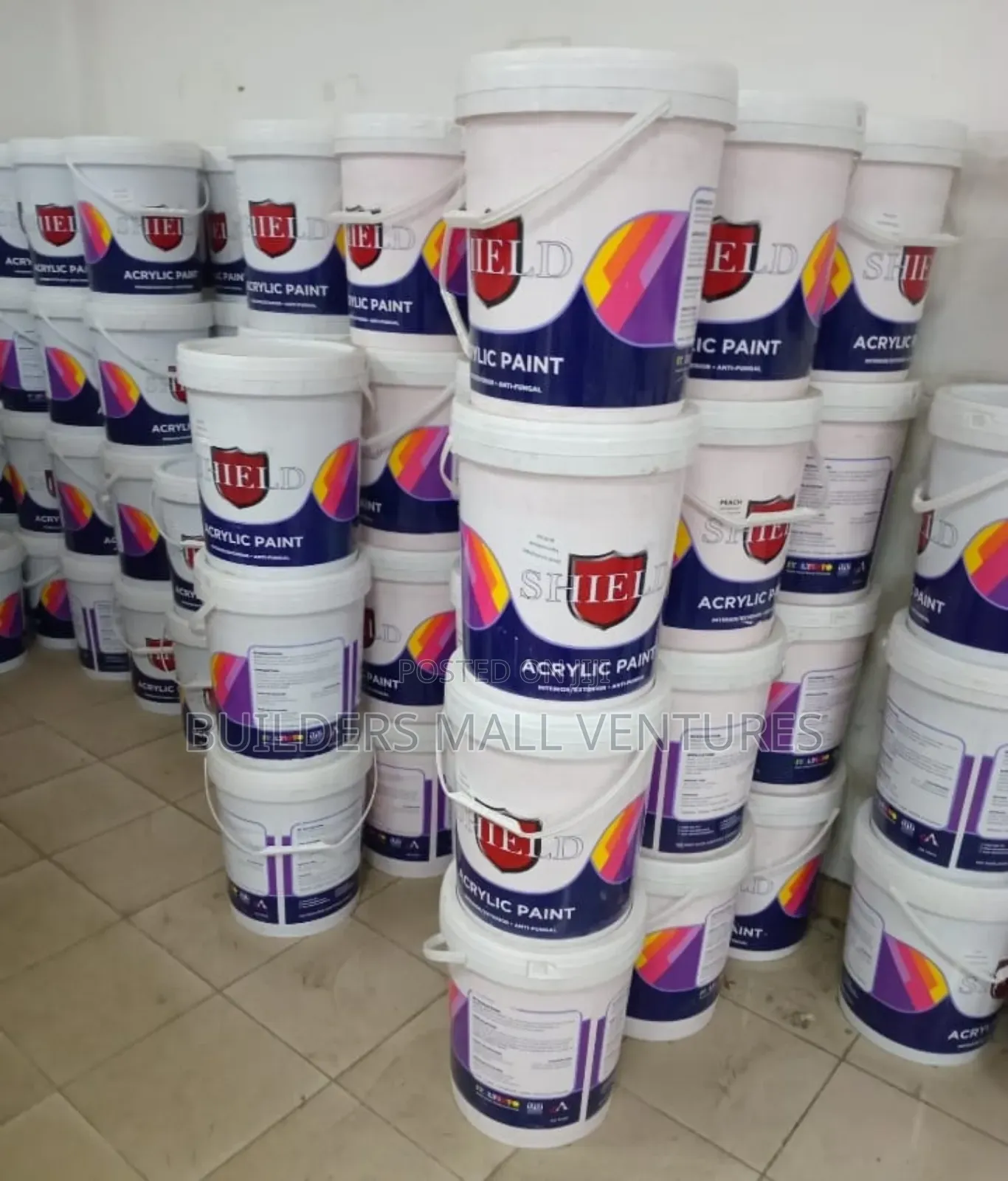 Shield Acrylic Paint (20l) for Interior/Exterior Walls