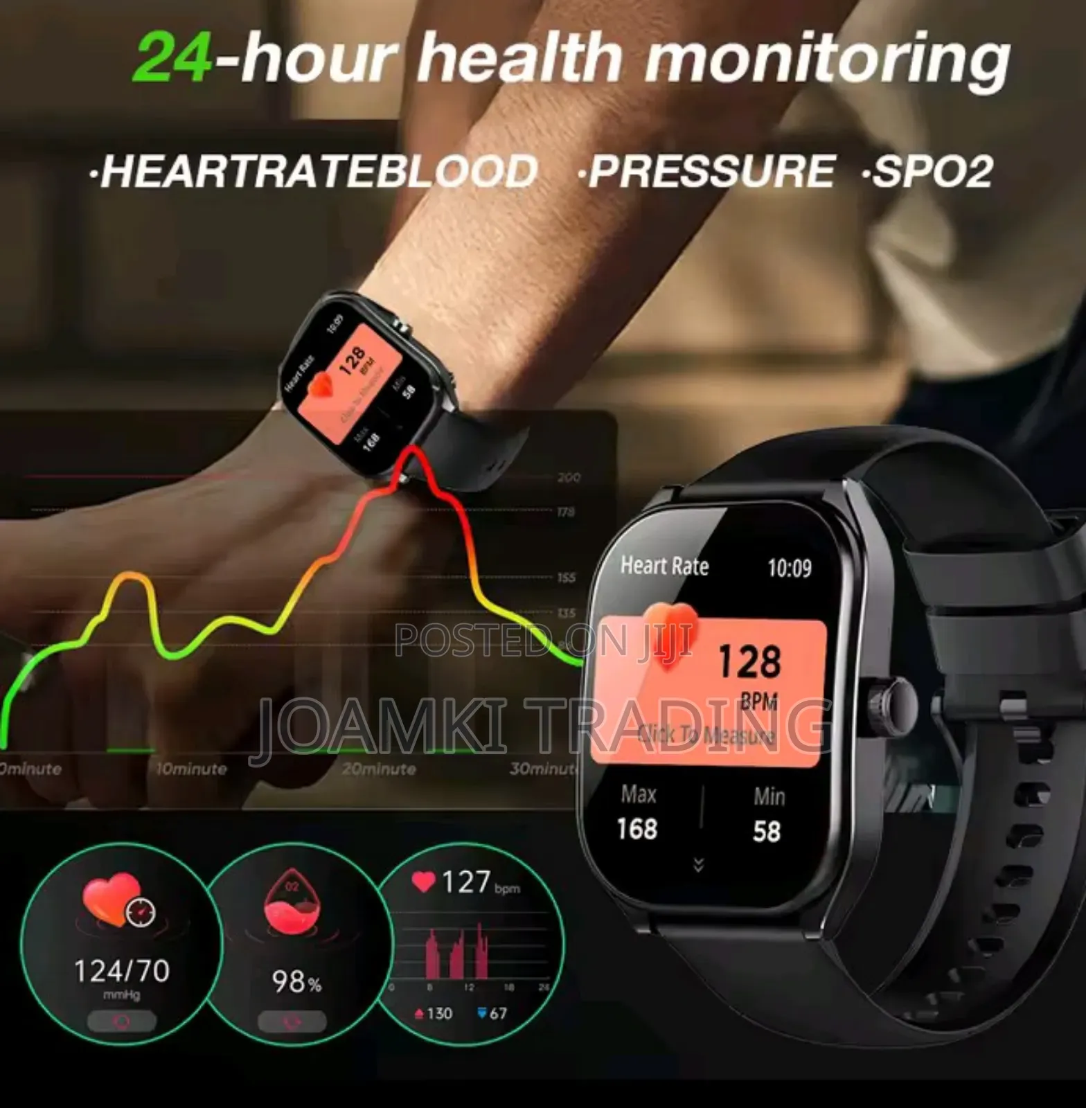 2.01" Curved Screen Smartwatch Men, Women, Bt Call, Ip68,