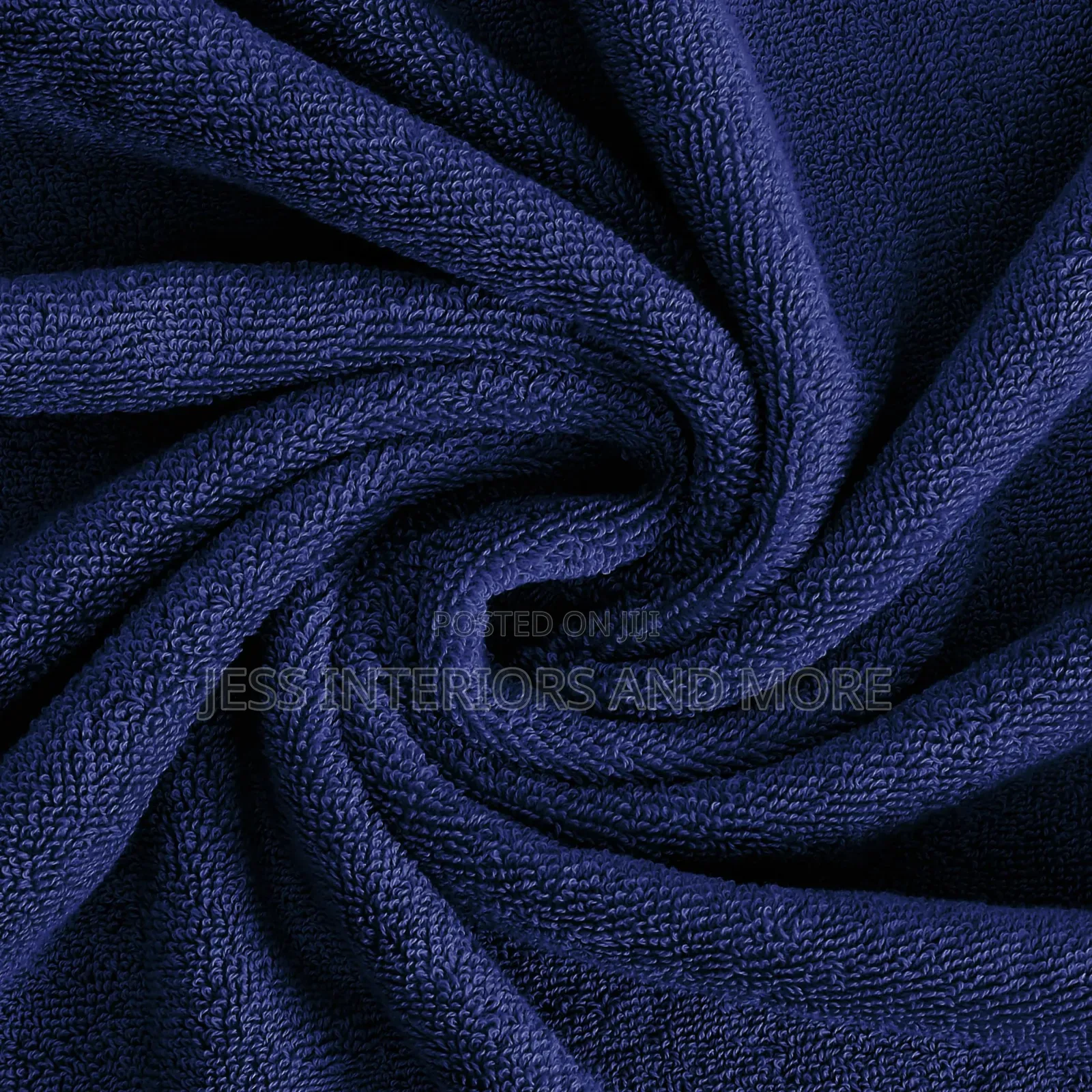 Feather Stitch 6-Piece 100% Cotton Bath Towel Set