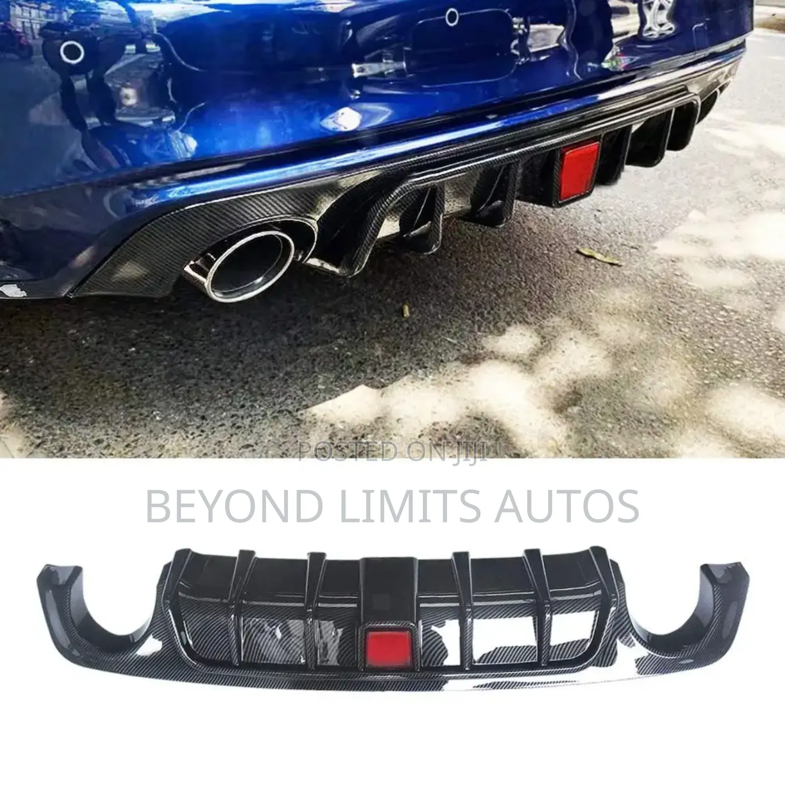 Quality Carbon Fiber Bumper Diffuser for Mercedes Benz / BMW