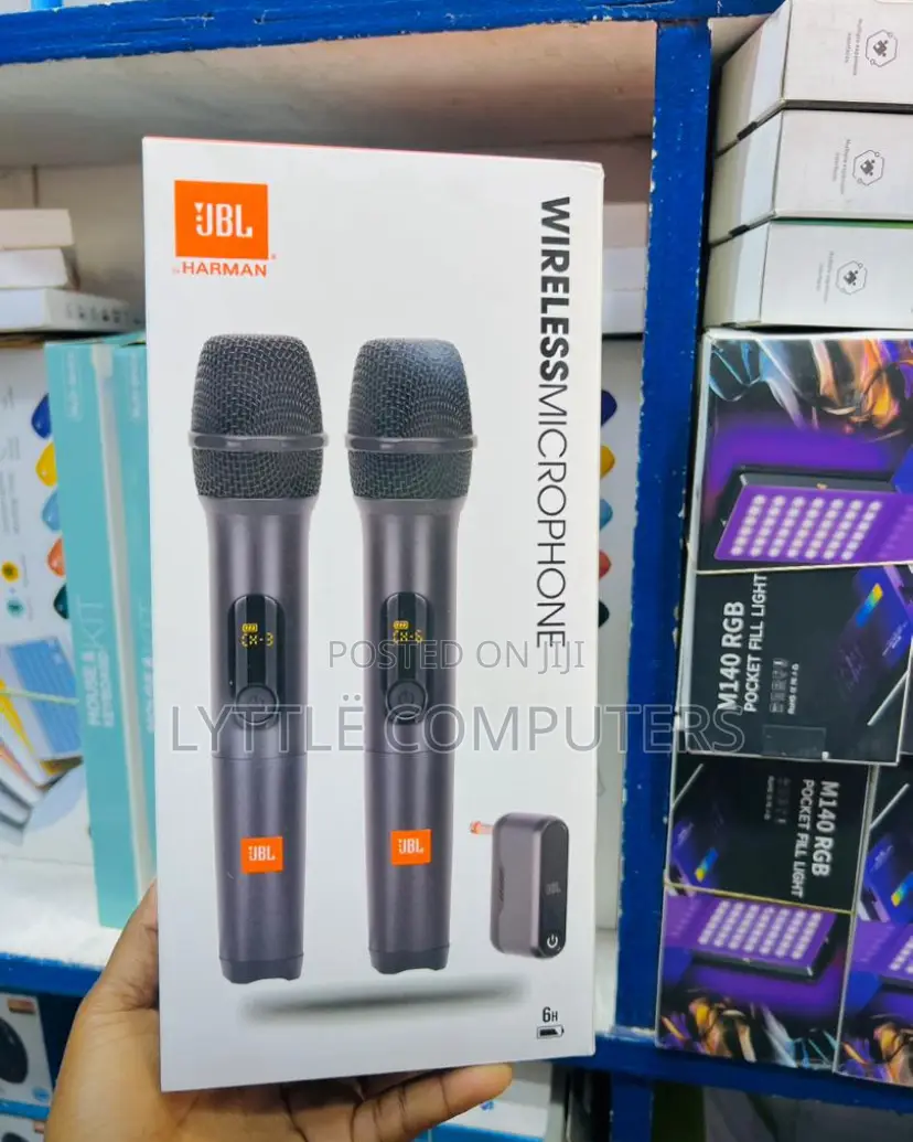 Dual Wireless JBL Microphone