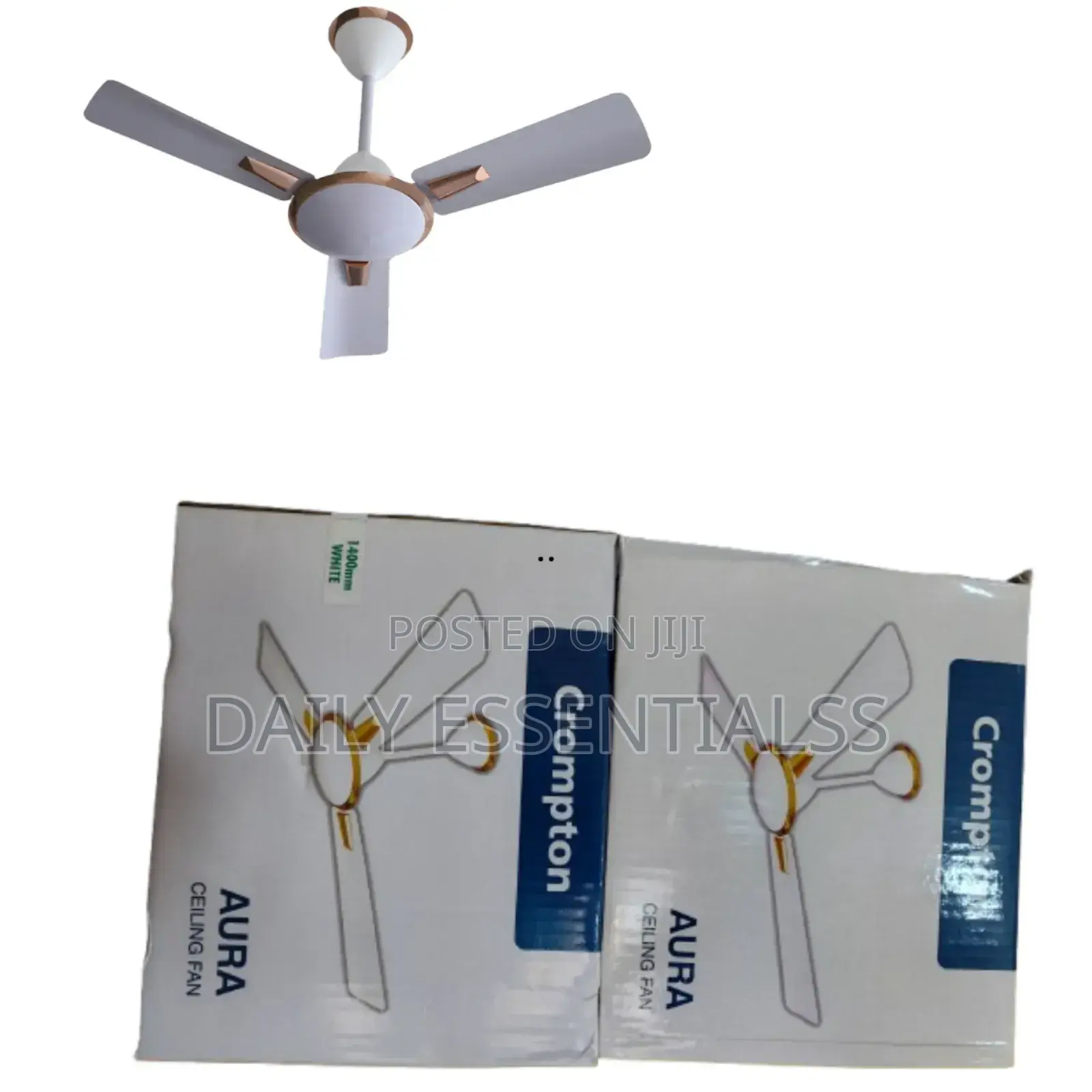 Powerful White Crompton Aura Ceiling Fan