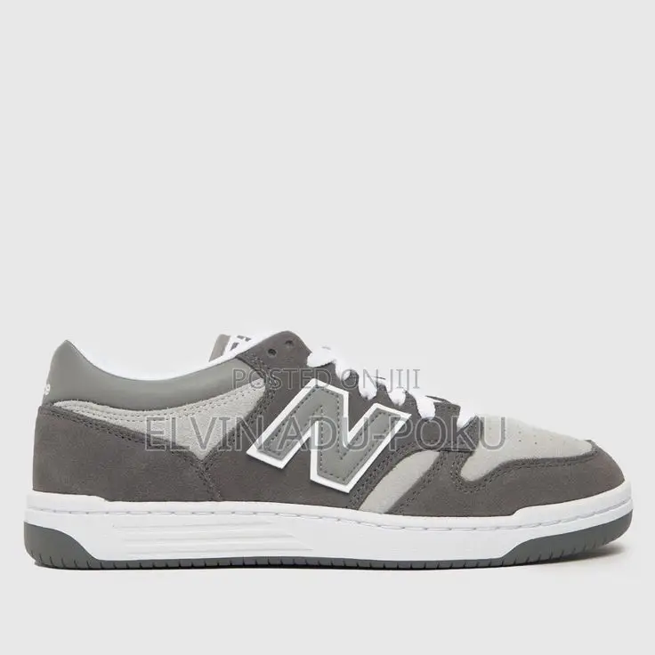 Men’S Grey New Balance 480 Trainers.