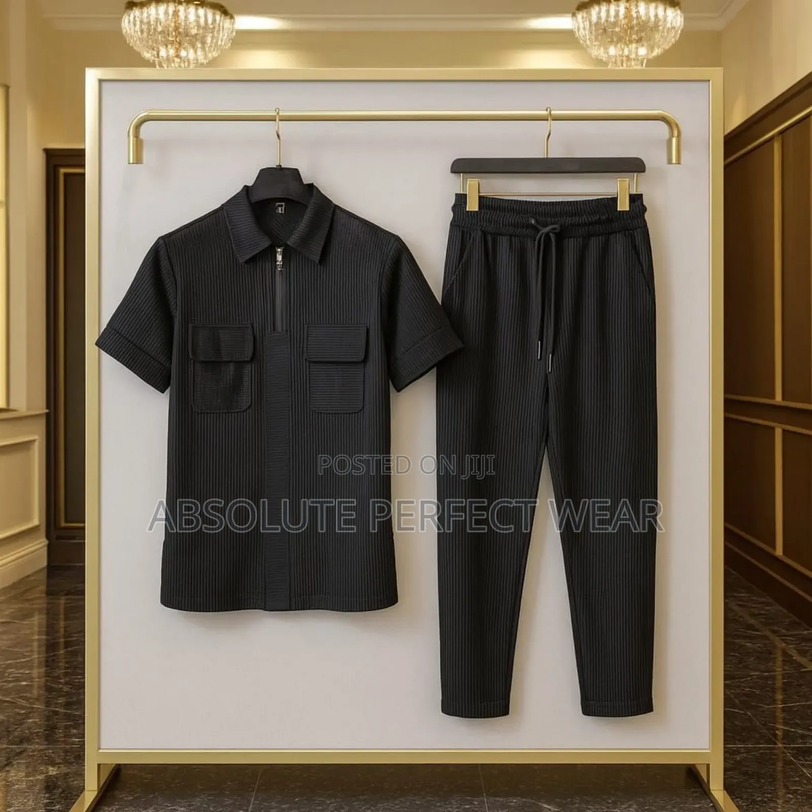 New Arrivals Plain Black Kaftan for Men Sale
