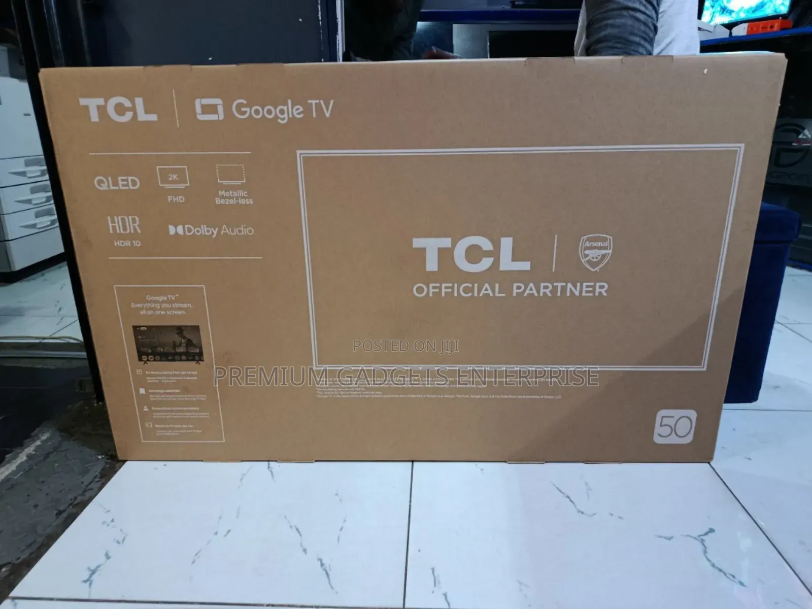 Tcl 50-inch 2025 Qled 2k Hdr 10 Smart Google Tv 50s5k