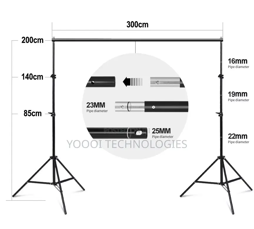Photo Studio Background Support Kit