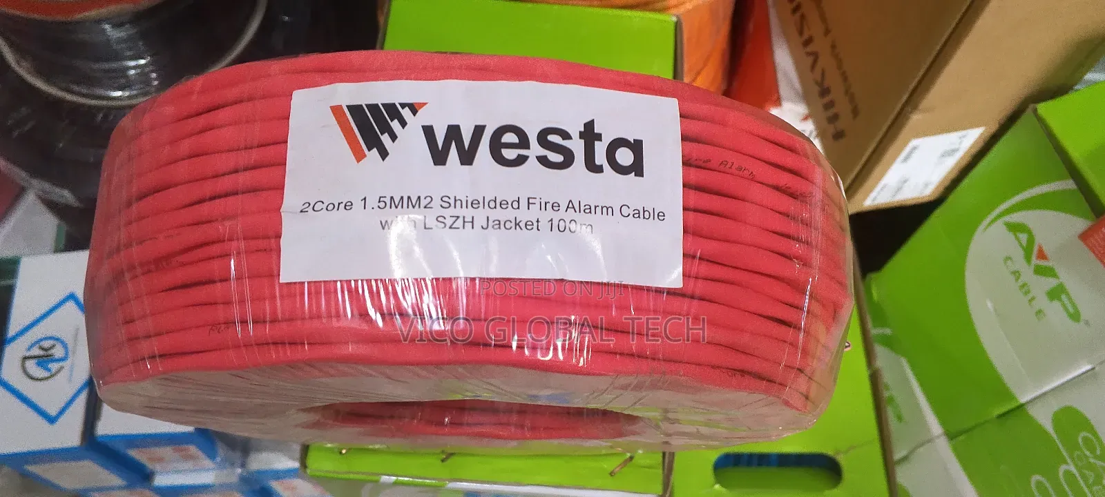 Westa 2-Core 1.5mm2 Shielded Fire Alarm Cable