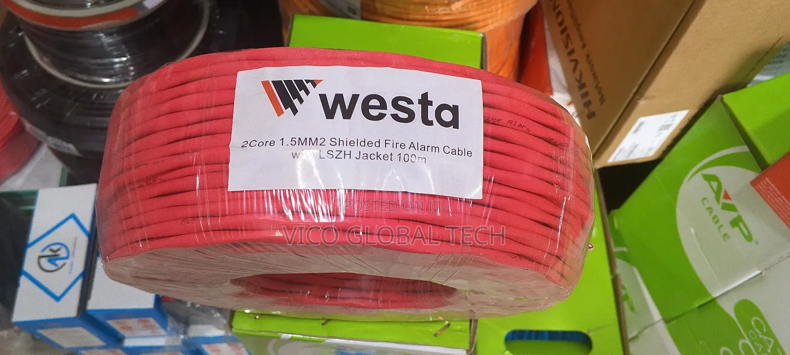 Westa 2-Core 1.5mm2 Shielded Fire Alarm Cable